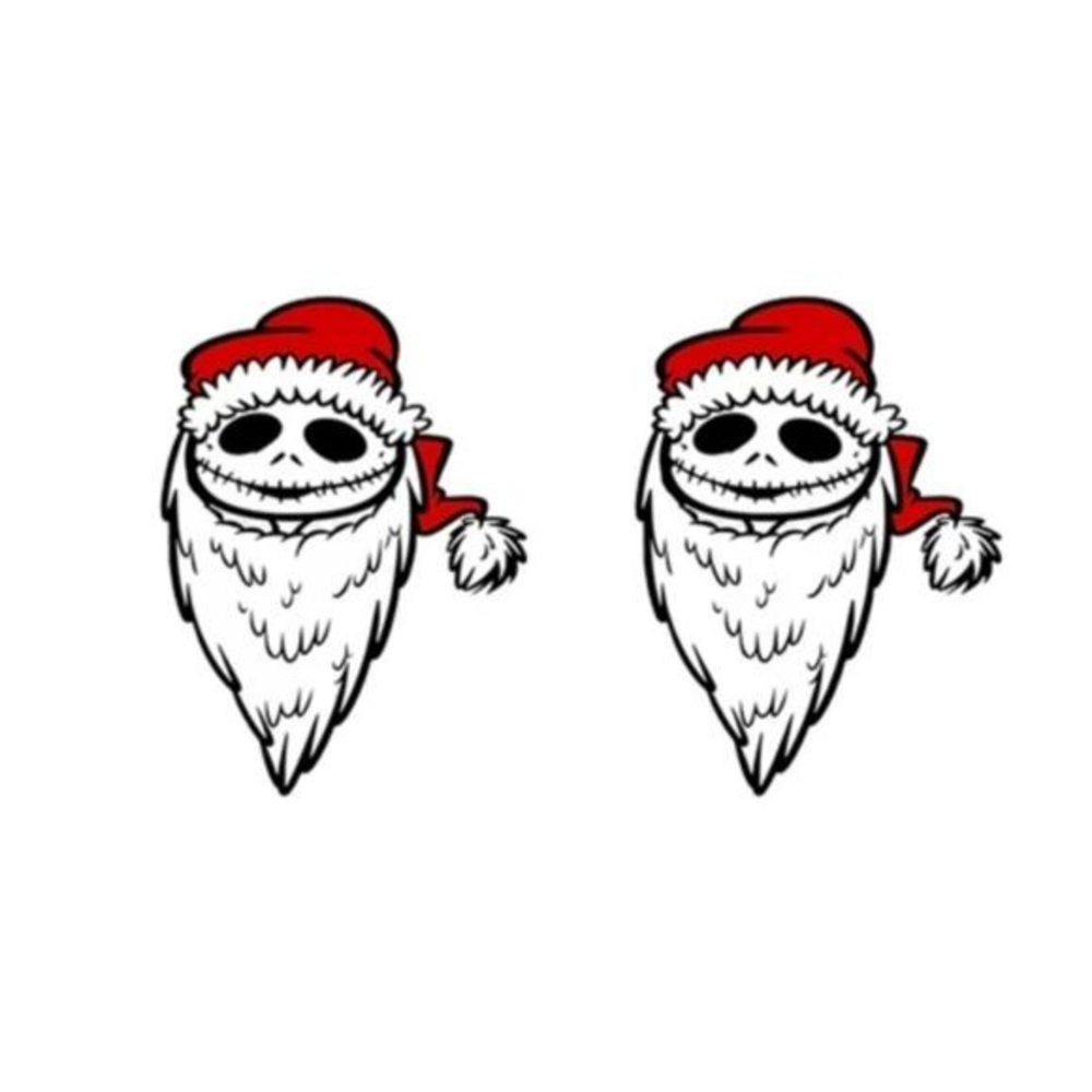 Jack‎ Skellington Santa Stud Earrings